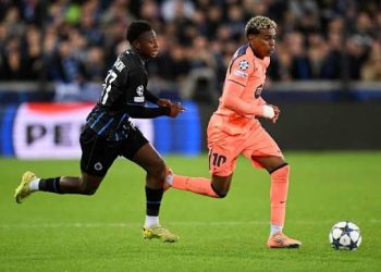 Yamal scores in thriller at Brugge
