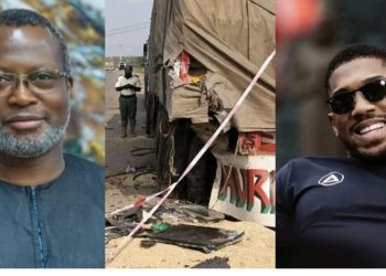 Man shares what FRSC officials did at scene of Anthony Joshua’s car crash