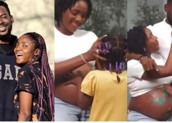 Simi, Adekunle Gold expecting second child, share adorable video