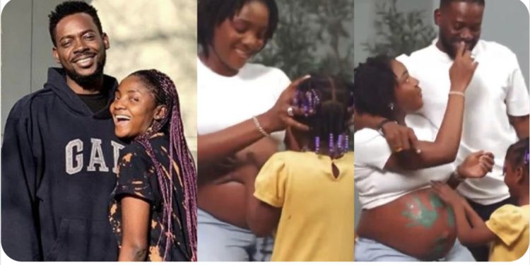 Simi, Adekunle Gold expecting second child, share adorable video