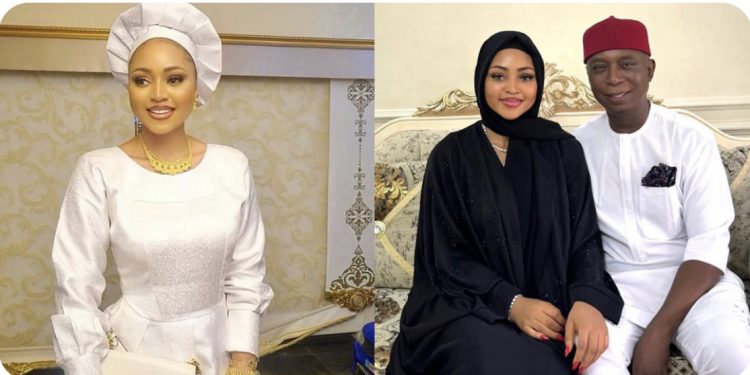 Regina Daniels runs back to church after crashed muslim  marriage
