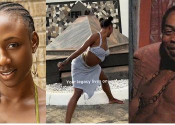 PHOTO: Outrage as popular dancer twerks at Fela’s grave