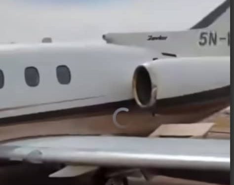 Private Jet Crash lands in Kano