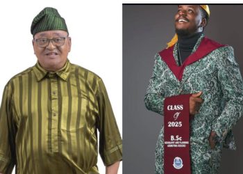 “It is a proud moment for the entire family” – Veteran actor Jide Kosoko celebrates son as he graduates