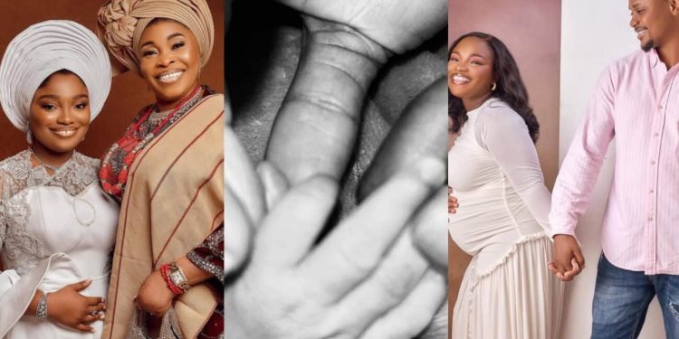 Tope Alabi’s daughter, Ayomiku, welcomes first child