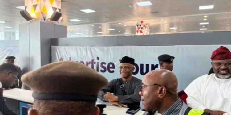 Security agents attempt to arrest ex-governor at Abuja airport