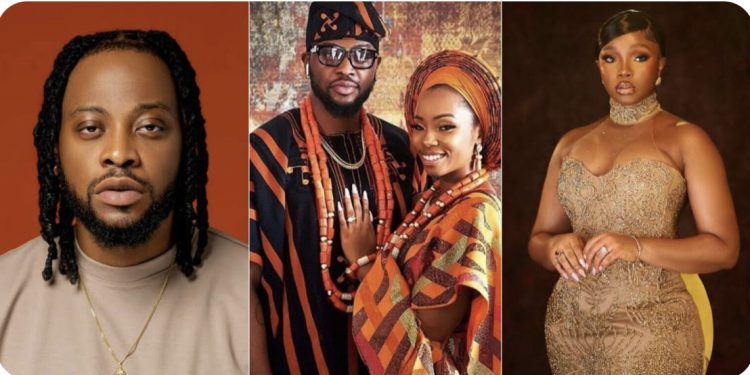Big Brother Naija power couple, Teddy A and BamBam stir break up rumour