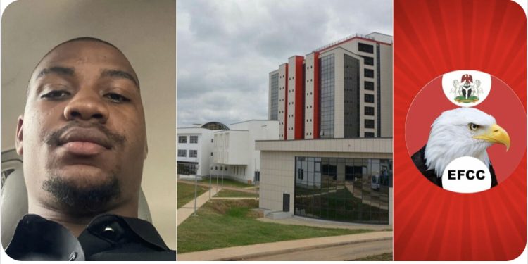 EFCC speaks as man advertises their head office building for sale