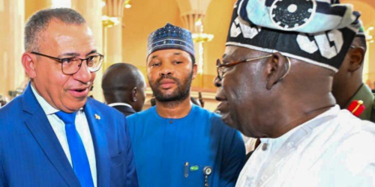 Tinubu, São Tomé and Príncipe president grace wedding of Matawalle’s 10 children