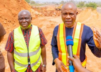 Mbah Inspects 44.1 km Enugu-Opi-Nsukka Road Dualisation Project