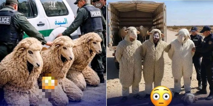 “Japa gone wrong” – 3 men arrested in Algeria for trying to enter Spain disguised as sheep