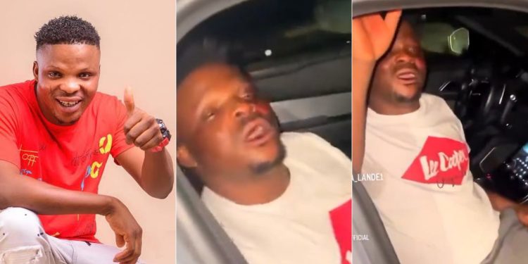 Nigerian police allegedly beats skit maker, Ijoba Lande to stupor