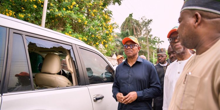 BREAKING: Peter Obi Escapes Assassination Attempt As Gunmen Attack Obidients In Edo