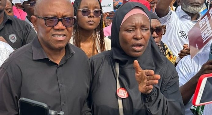 Peter Obi, CSOs Protest At NASS Over Senate’s Rejection Of E-Transmission