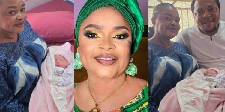 Tears of joy as popular Nollywood actress welcomes baby girl via surrogacy