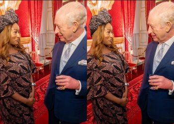 Otedola’s daughter, DJ Cuppy shares photos of herself with King of England, as she resumes her ambassadorial duties