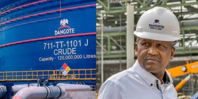 Dangote Refinery Again Increases Petrol Price 