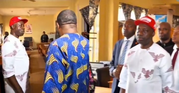 State gov. storms secretariat, suspends workers not at their desks by 10 a.m