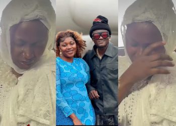 Actress and Portable’s babymama Ashabi breaks down in tears at colleague’s Ramadan lecture [Photo]