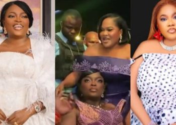 “My next plan”— Toyin Abraham reacts as Funke Akindele snubs her at Iyabo Ojo’s movie premiere