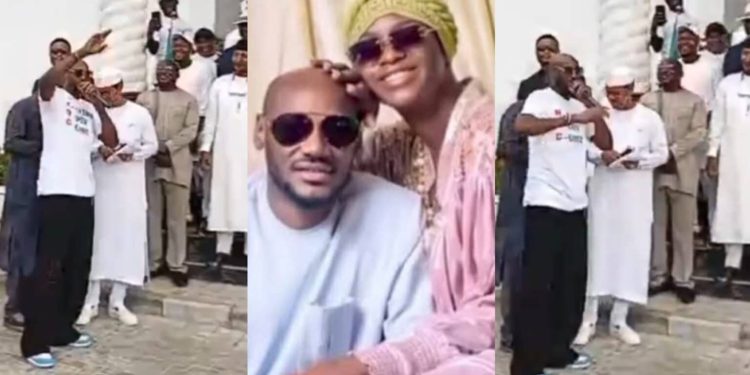 Sweet moment 2baba sings special number as his wife, Natasha Idibia, joins new political party