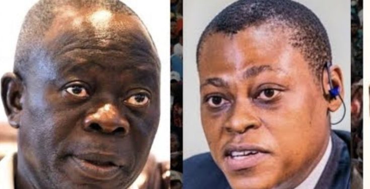 Ex Edo Governor, Adams Oshiomole reveals Journalist who fights him everyday
