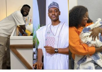 Actor Lateef Adedimeji reacts as man advises him to stop allowing people carry his triplets