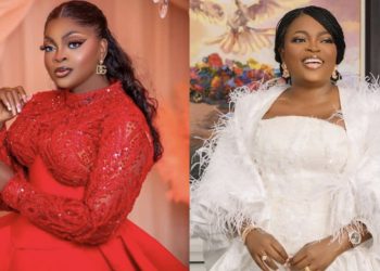 Actress Eniola Badmus challenges Funke Akindele to a boxing match