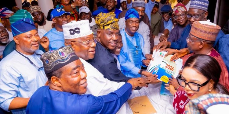 Lagos 2027: Hamzat submits expression of interest, nomination forms