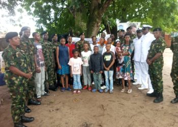 Nigerian Navy at 70: FOB holds special outreach for orphanage homes in Badagry