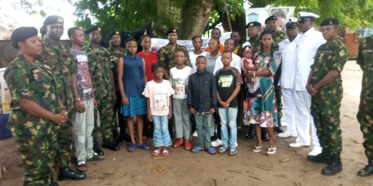 Nigerian Navy at 70: FOB holds special outreach for orphanage homes in Badagry