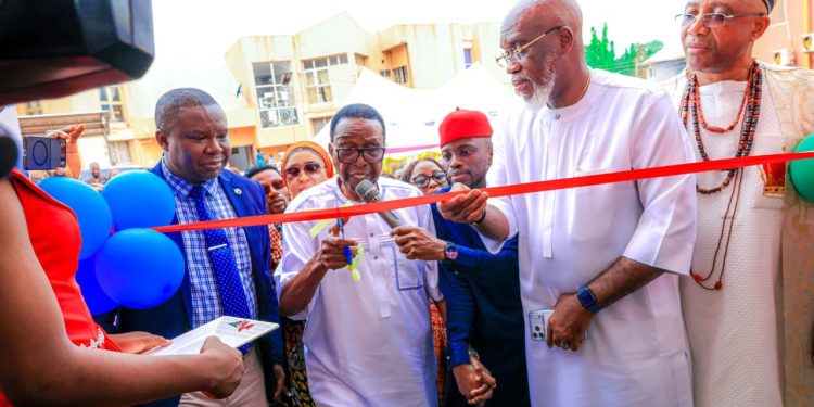 Gov Mbah Unveils Re-equipped Neonatal Ward in Parklane Hospital