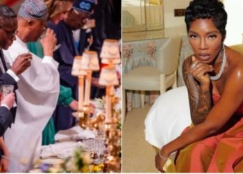 Singer Tiwa Savage receives backlash over old dinner party with Tinubu in London