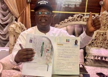 2027: Umahi signs Tinubu’s re-election nomination form