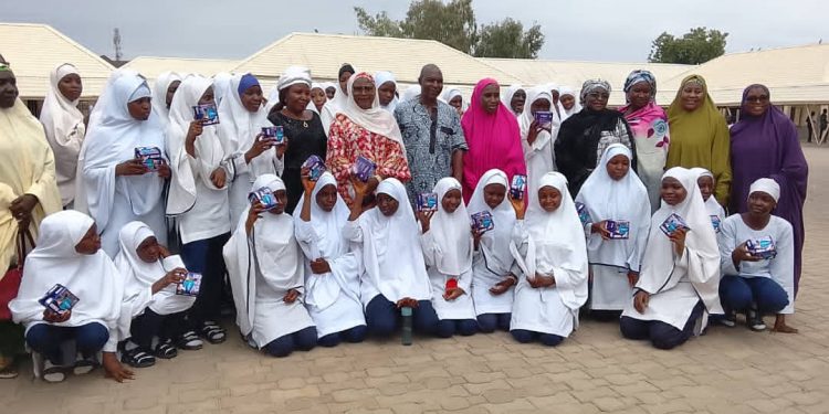 NAWOJ Educates 50 Bauchi Schoolgirls on Menstrual Hygiene, Donates Sanitary Pads