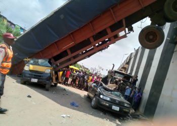 Two Injured Four Escape Unhurt At The Onitsha Fly Over Accident