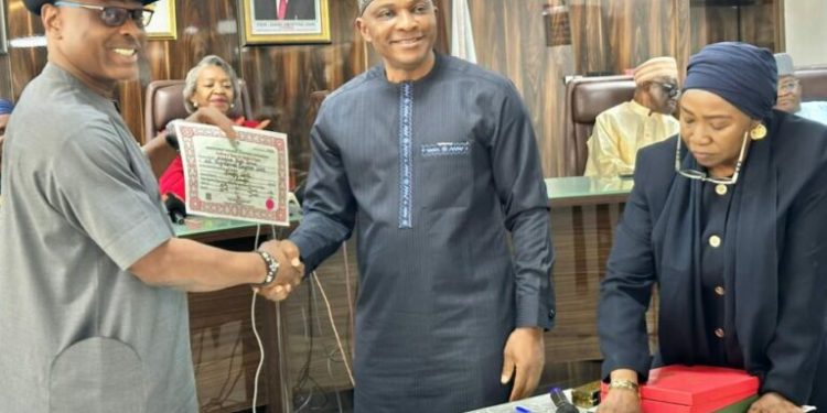 Asogwa Receives Certificate of Return, Says APC to Clear 2027 Polls in Enugu