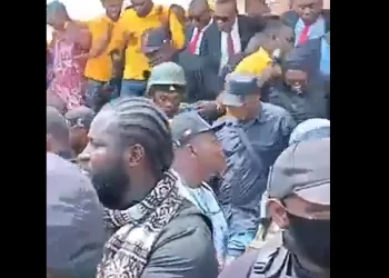 Osun 2026: Adeleke, others escape unhurt as podium collapses at political rally