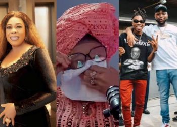 “How I wept when I saw Davido working with my son, Mayorkun” – Actress Toyin Adewale