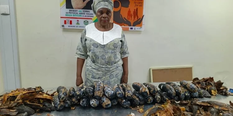 NDLEA arrests UK-based grandma with 13kg cocaine disguised as plantain