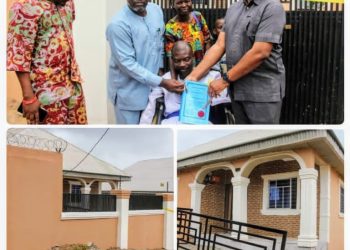 Gov Makinde gifts house, wheelchair to disabled man in Oyo