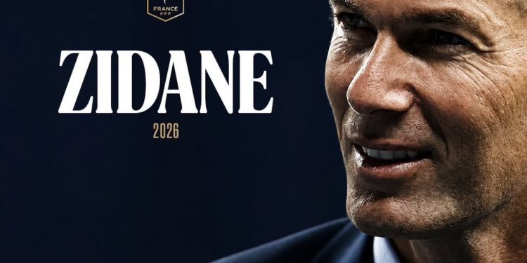 France appoint Zinedine Zidane as new head coach
