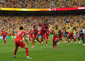 Switzerland beat Colombia to reach first World Cup quarter-finals