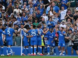 Brighton thrash Villa in EPL opener