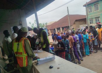 Massive Turnout as Electorates Arrive Early at Ward 8, Unit 7, Ilesa East Polling Unit