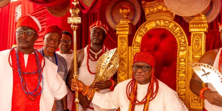 Ex Edo Senator, Alimikhena Installed As Okumagbe Of Uwanno Kingdom