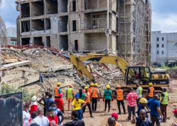 Four Rescued, One Feared Dead as Uncompleted Building Collapses in Enugu