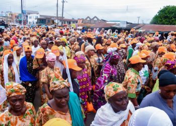 Kwara Central APC Women Hold Mega Rally For AbdulRazaq’s Senatorial Bid