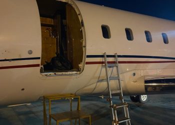 NSIB Probes Challenger 604 Aircraft Door Separation In Abuja