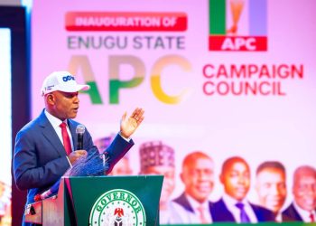 Mbah Inaugurates Enugu APC Campaign Council, Banks on Achievements